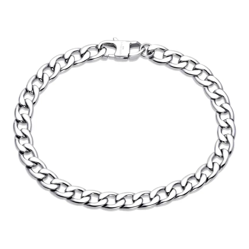 Unique & Co LAB-208/21CM Men's Stainless Steel Polished Bracelet sold by H.S. Johnson