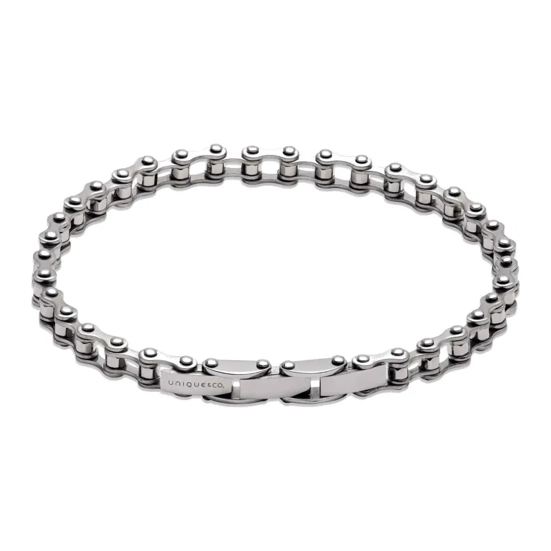 Unique & Co LAB-161/21CM Men's Matte And Polished Bracelet sold by H.S. Johnson