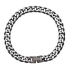 Unique & Co LAB-156/21CM Men's Matte and Polished Black IP Bracelet sold by H.S. Johnson