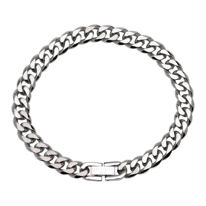 Unique & Co LAB-155/21CM Men's Matte and Polished Bracelet sold by H.S. Johnson