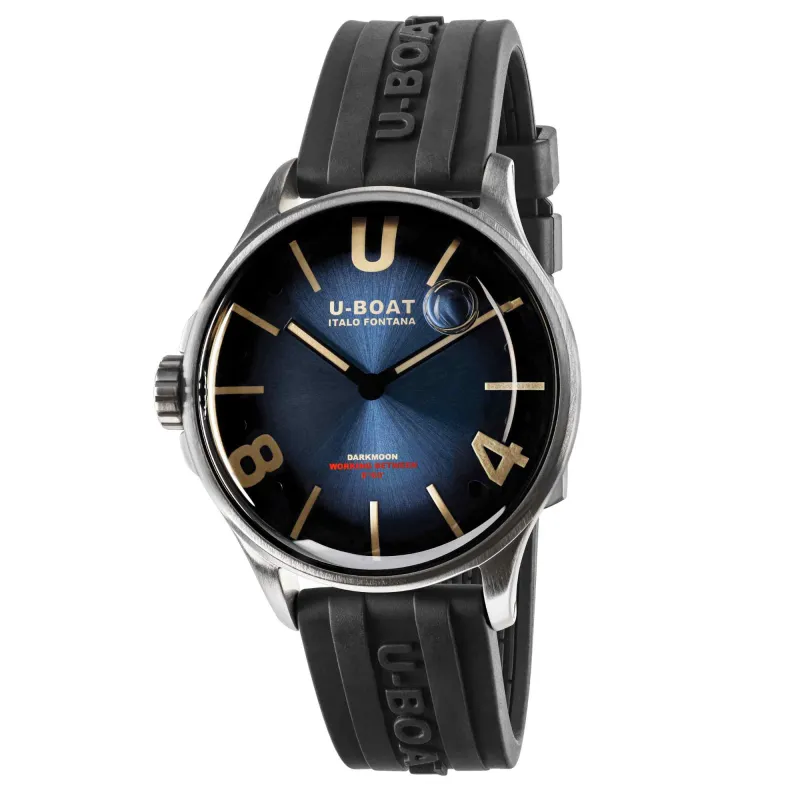 U-Boat 9021/C Darkmoon 41.5mm Blue SS Watch sold by H.S. Johnson
