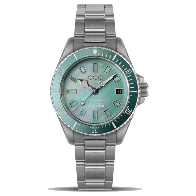 Out Of Order 001-38.AZ Turquoise Casanova Mother Of Pearl Watch sold by H.S. Johnson