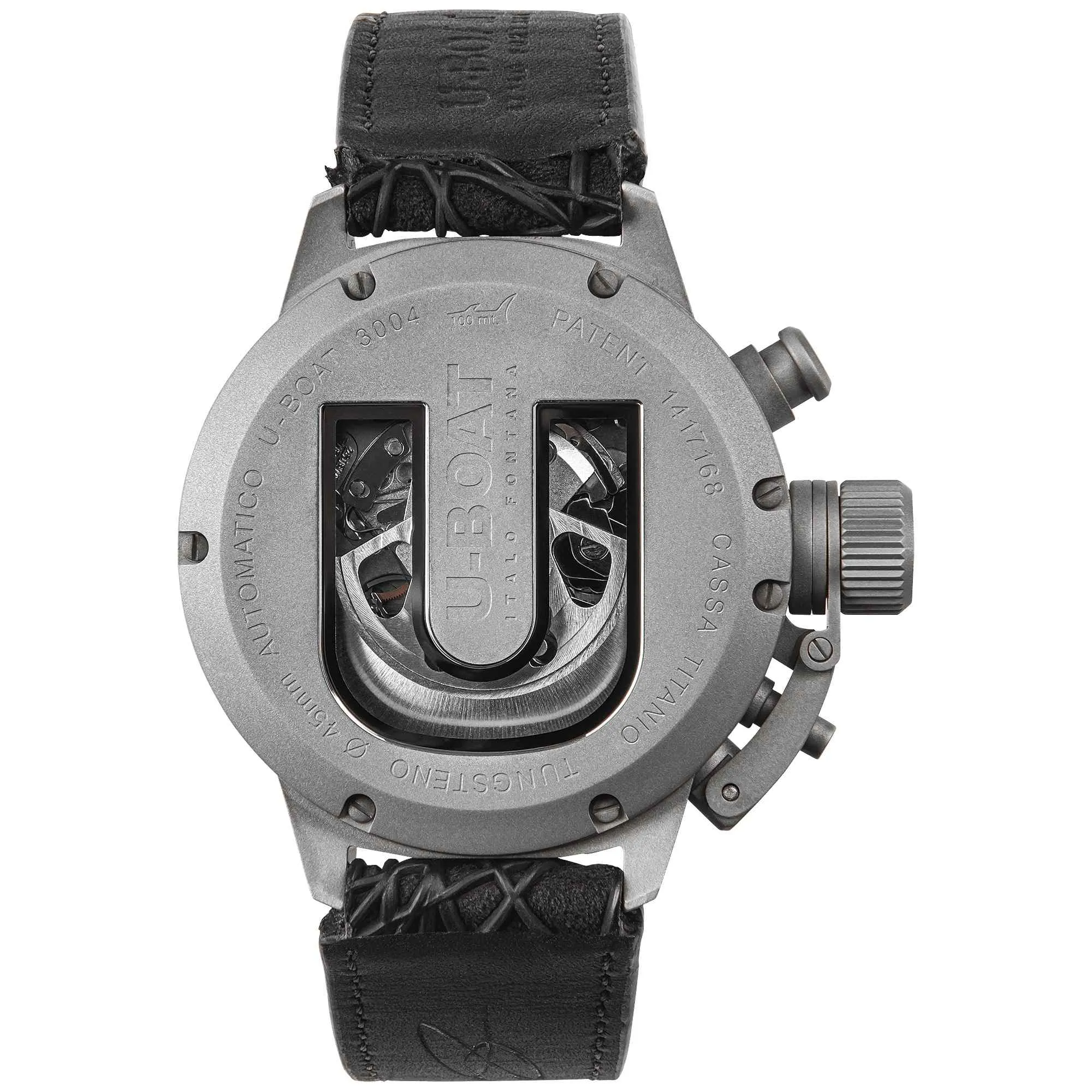 U-Boat 3004 Classico 45 Titanium Tungsten Black Watch sold by H.S. Johnson product image thumbnail 2