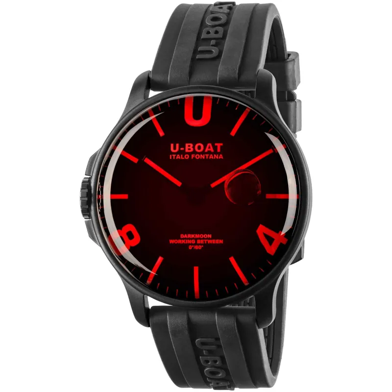 U-Boat 8466/D Darkmoon 46.5mm Red Glass PVD Watch sold by H.S. Johnson
