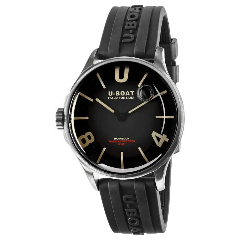 U-Boat 9018/B Darkmoon 41.5mm Black SS Watch sold by H.S. Johnson