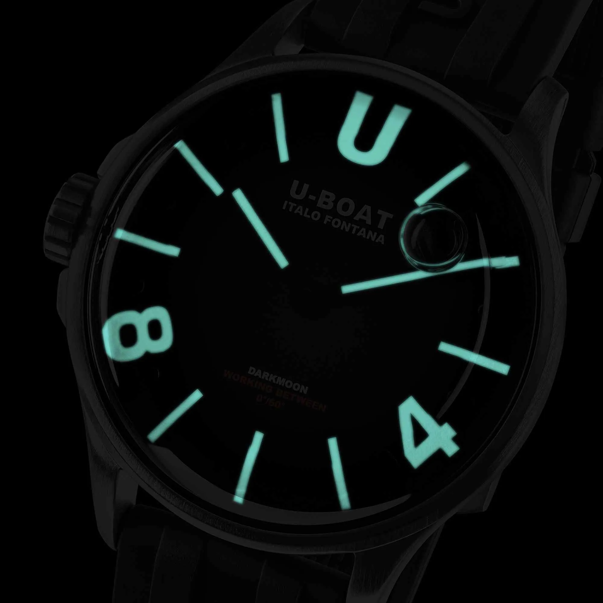 U-Boat 9018/B Darkmoon 41.5mm Black SS Watch sold by H.S. Johnson product image thumbnail 3