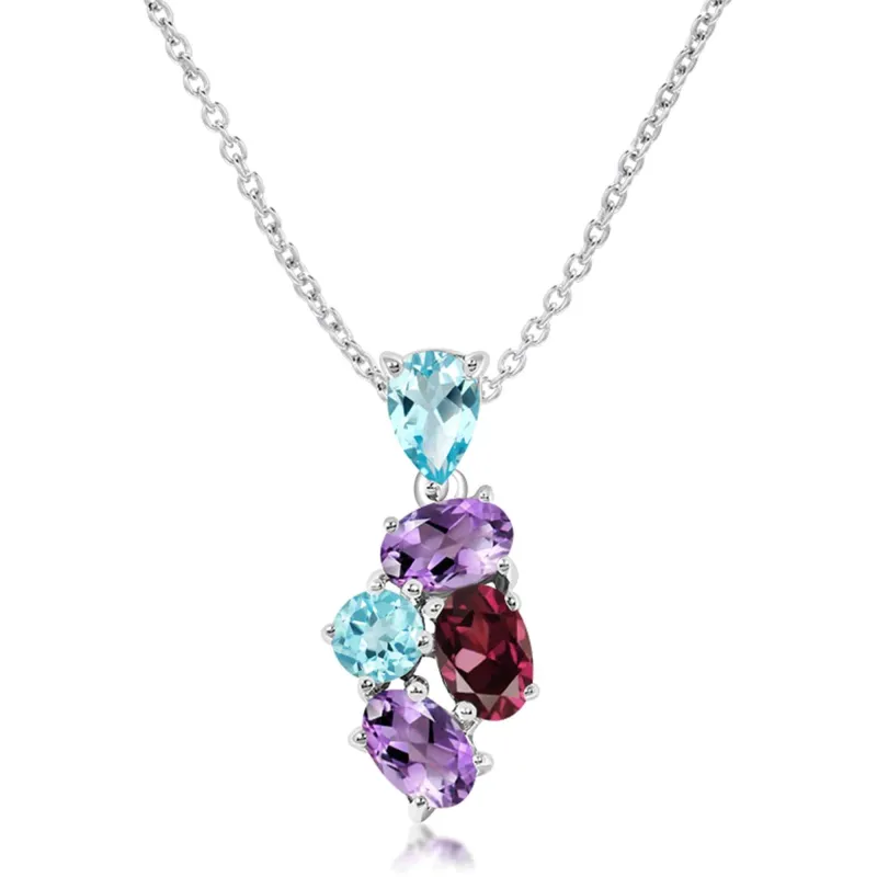 Unique & Co MK-996ABR Women's Silver 925 Pendant Necklace sold by H.S. Johnson