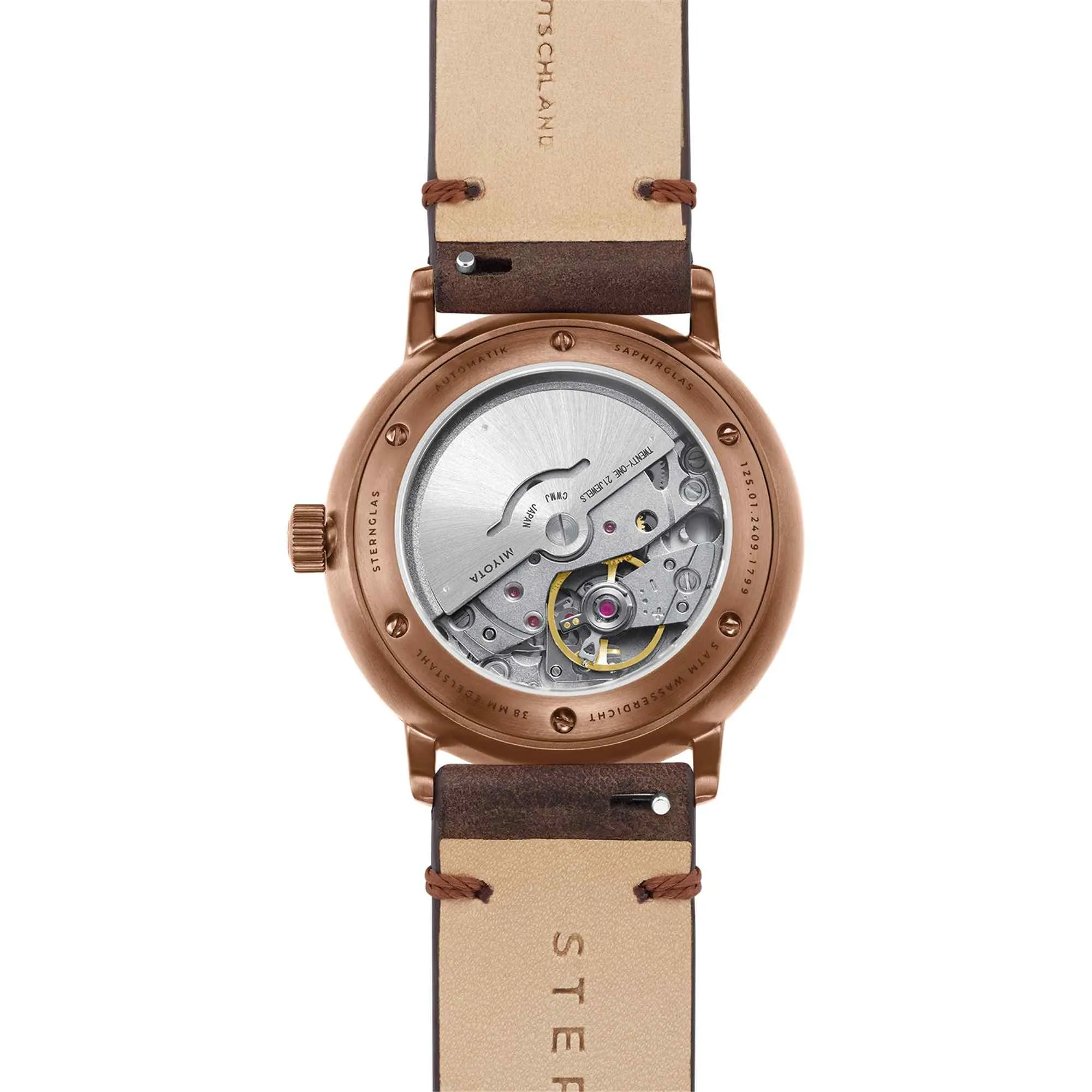 Sternglas S02-NA35-VI17 Men's Naos Automatik Bronze Watch sold by H.S. Johnson product image thumbnail 4