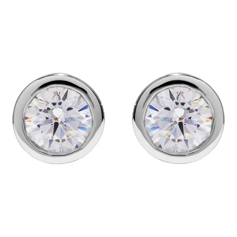 Unique & Co ME-898 Sterling Silver Stud Earrings sold by H.S. Johnson