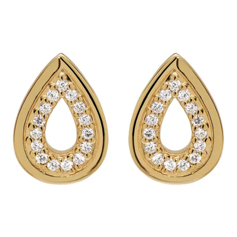 Unique & Co ME-929GO Sterling Silver Stud Earrings sold by H.S. Johnson