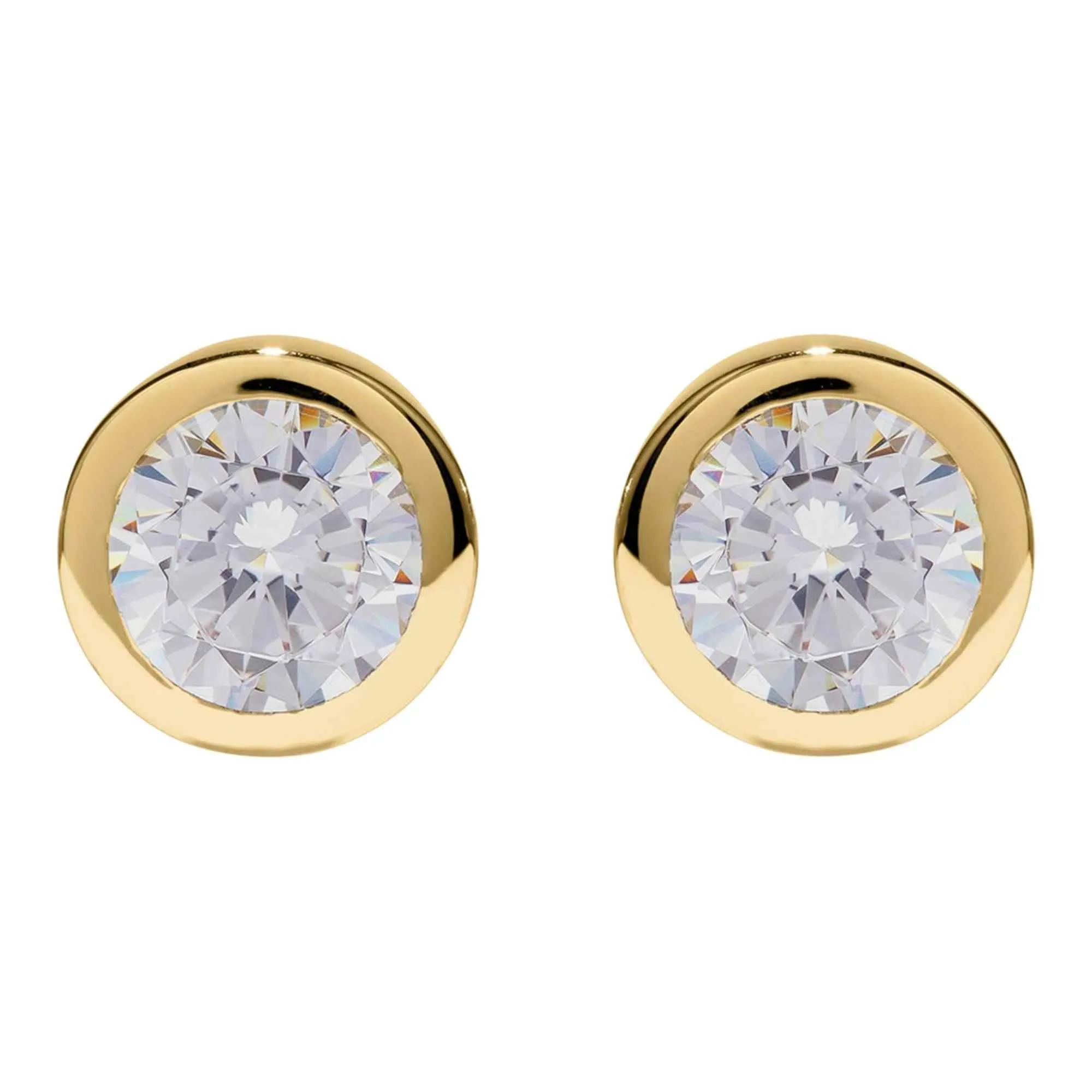 Unique & Co ME-898GO Sterling Silver Stud Earrings sold by H.S. Johnson