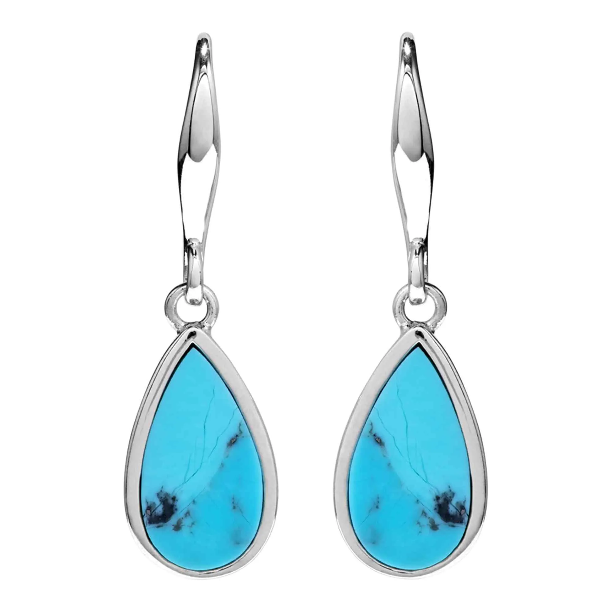 Unique & Co ME-908 Sterling Silver Drop Earrings sold by H.S. Johnson