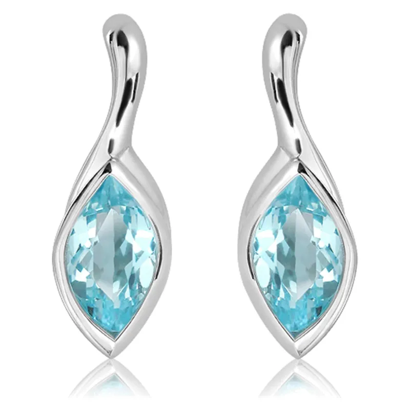 Unique & Co ME-986BT Sterling Silver Drop Earrings sold by H.S. Johnson