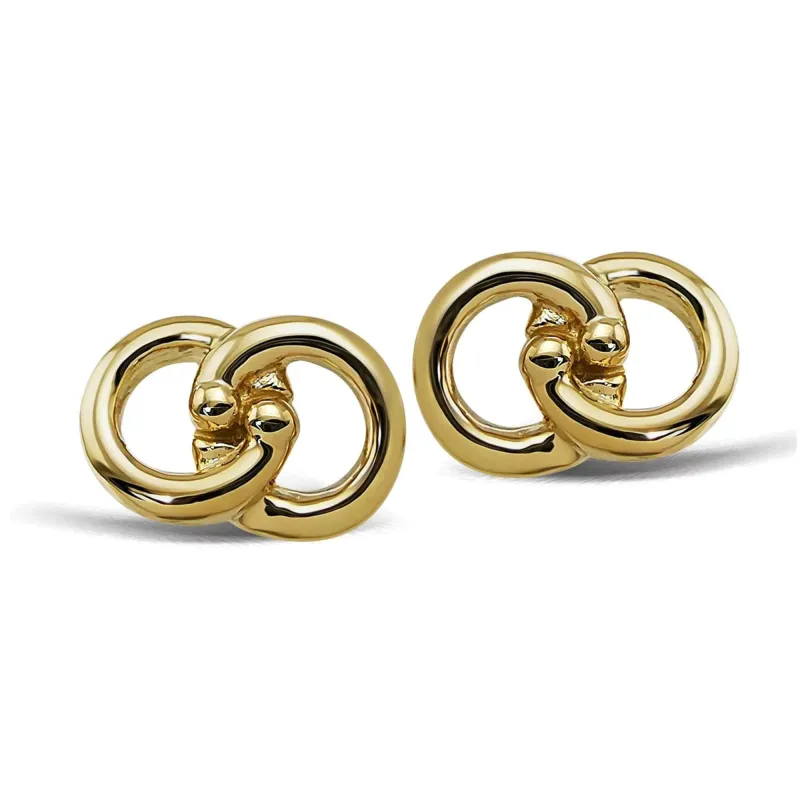 Unique & Co ME-953GO Sterling Silver Stud Earrings sold by H.S. Johnson