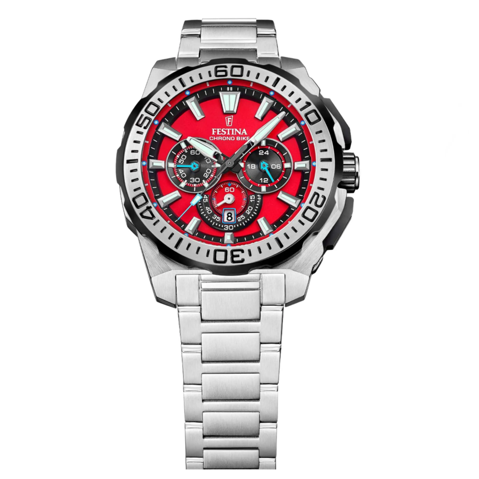 Festina F20724/5 Men's Chrono Bike Steel Bracelet Watch sold by H.S. Johnson product image thumbnail 2