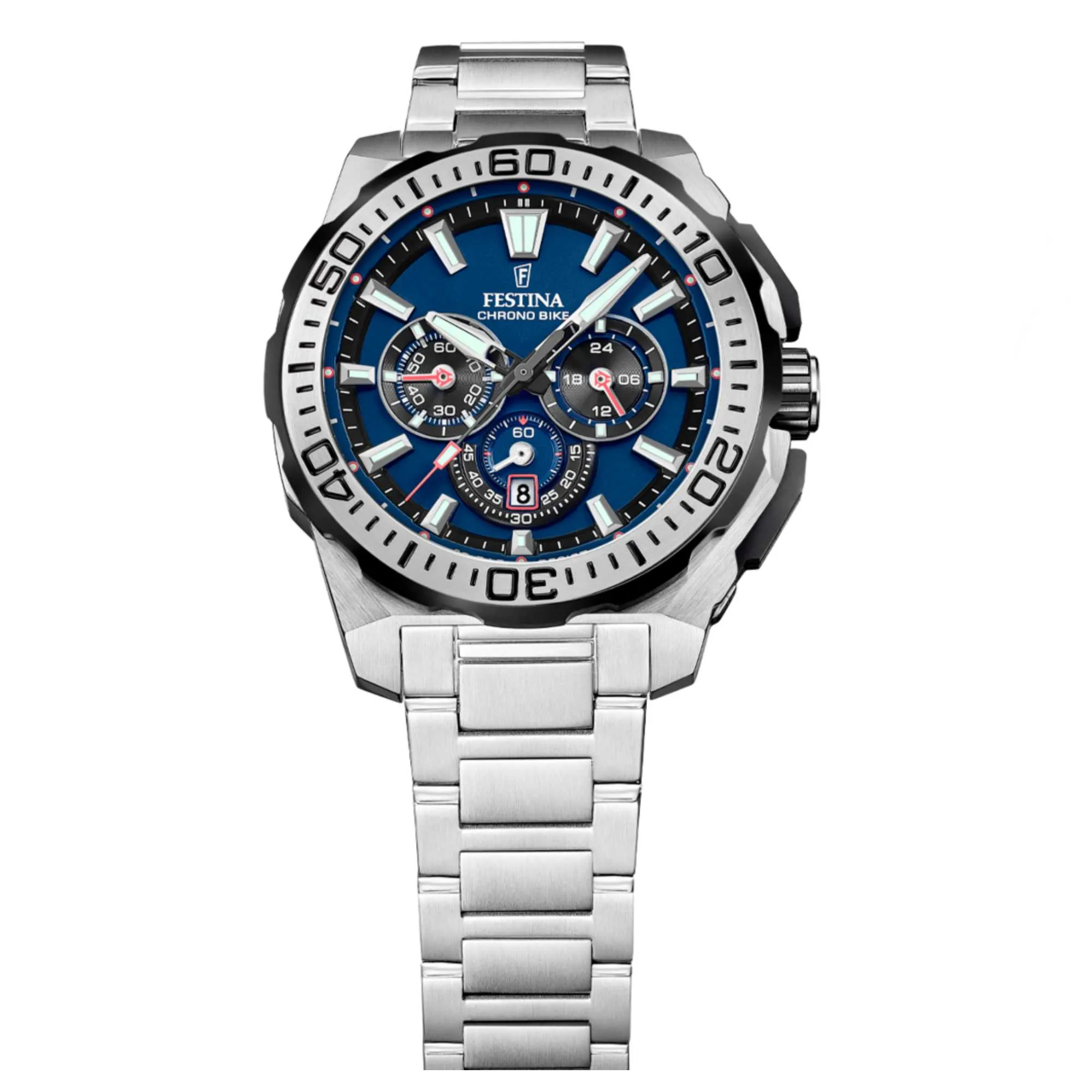 Festina F20724/2 Men's Chrono Bike Steel Bracelet Watch sold by H.S. Johnson product image thumbnail 2