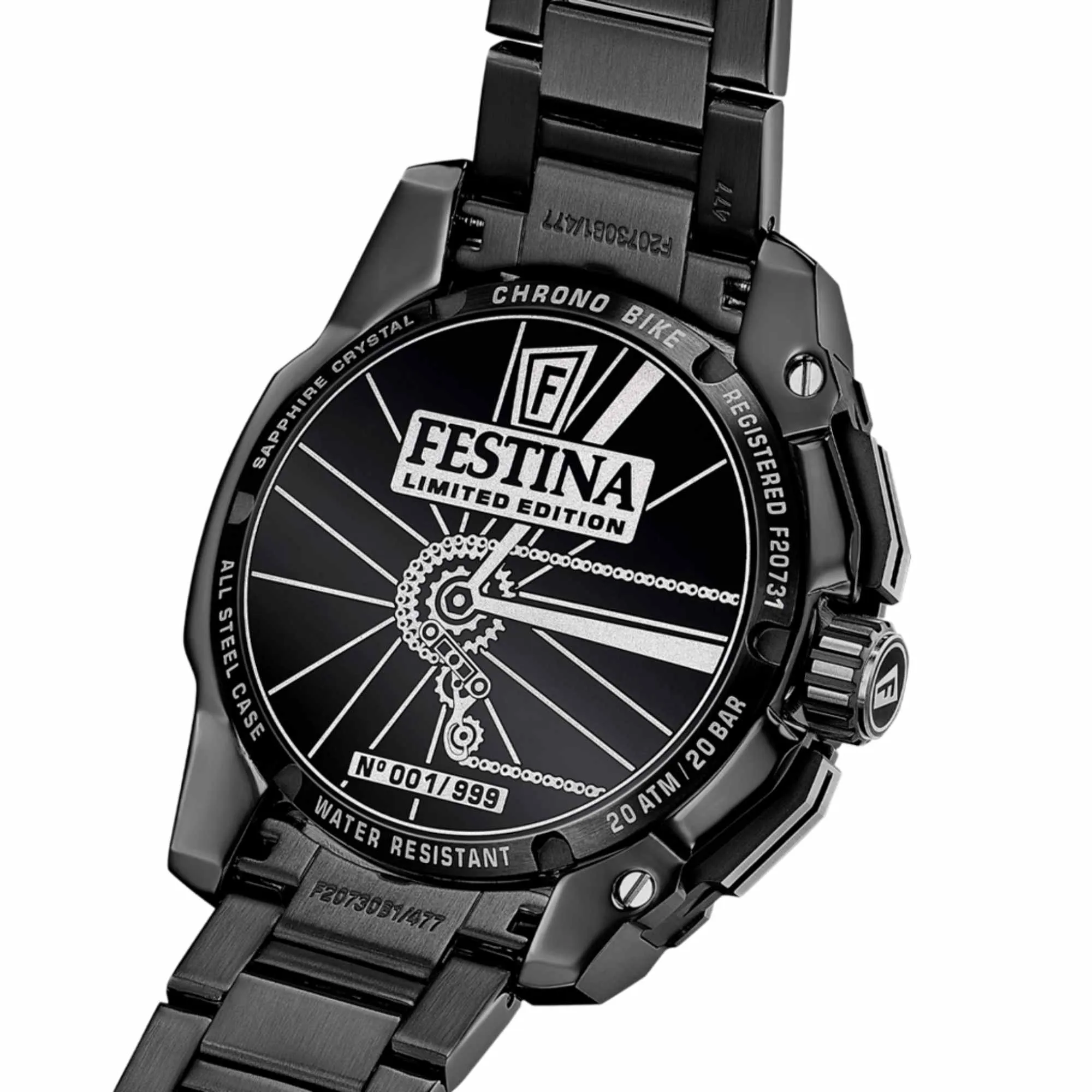 Festina F20731/2 Men's Chrono Bike Rubber Strap Watch sold by H.S. Johnson product image thumbnail 5