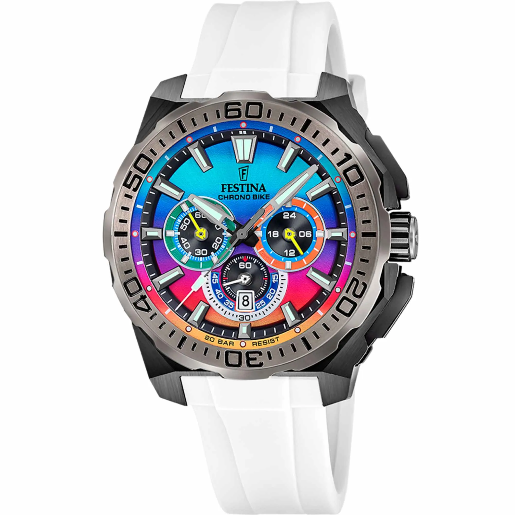 Festina F20731/2 Men's Chrono Bike Rubber Strap Watch sold by H.S. Johnson product image thumbnail 2