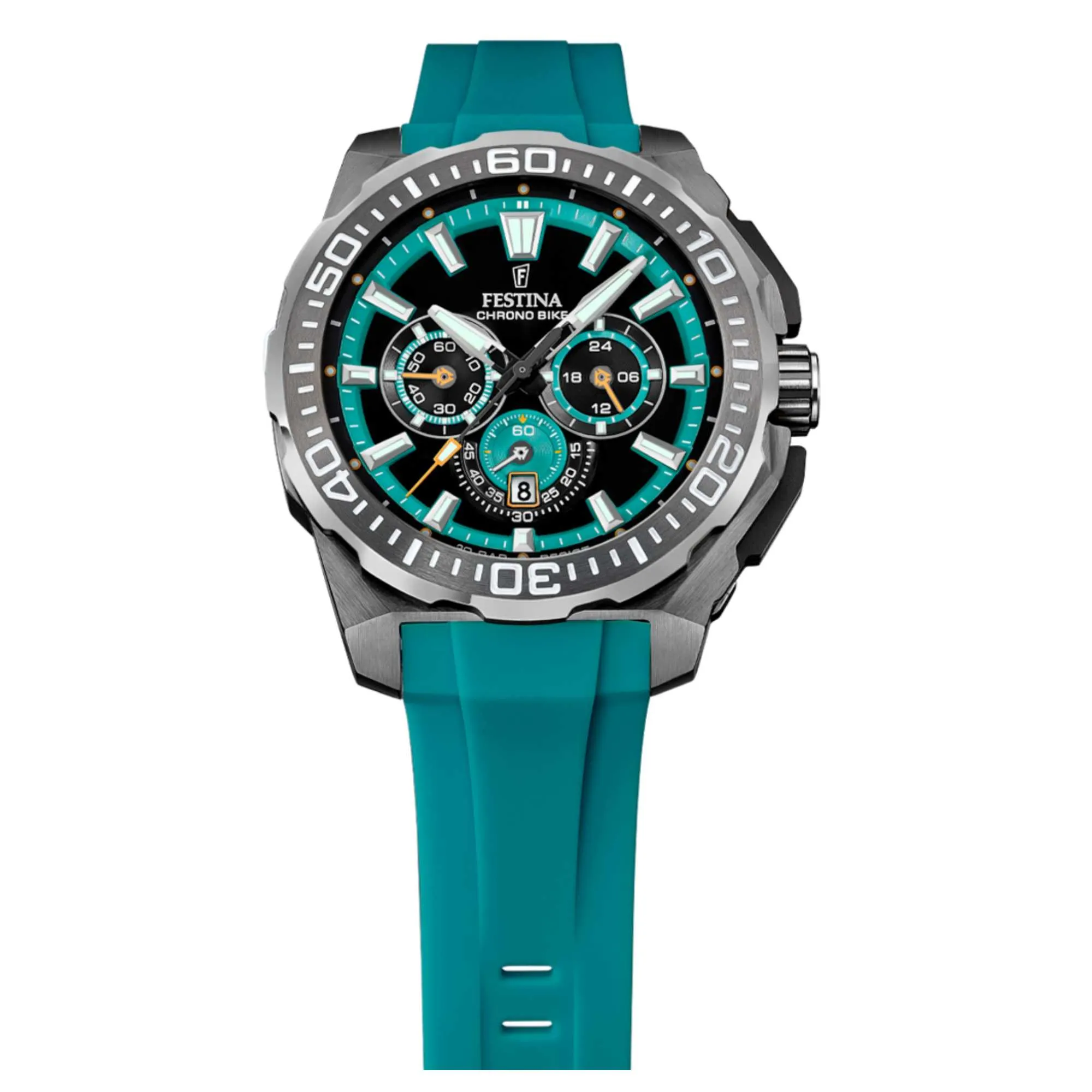 Festina F20725/6 Men's Chrono Bike Rubber Strap Watch sold by H.S. Johnson product image thumbnail 2