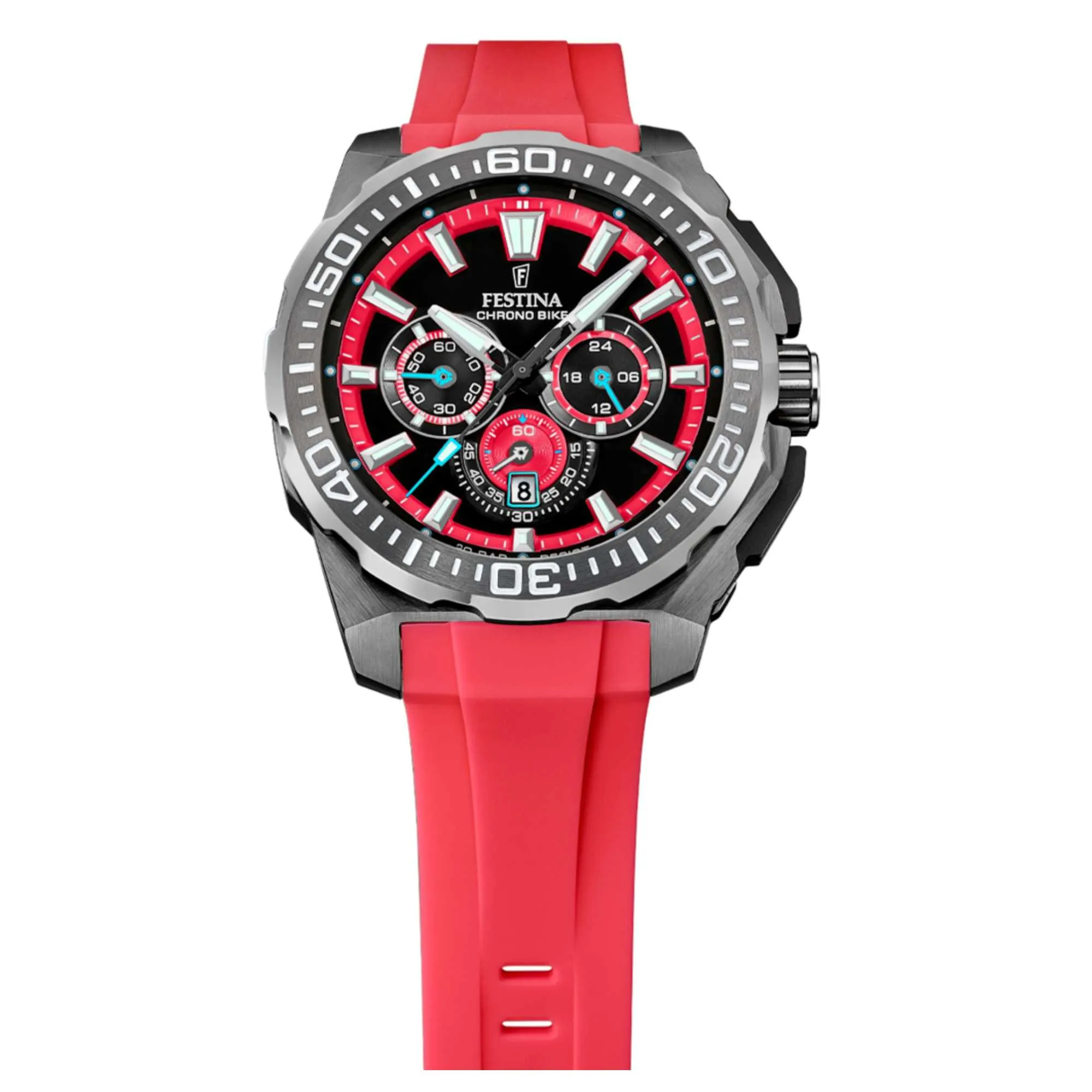 Festina F20725/5 Men's Chrono Bike Rubber Strap Watch sold by H.S. Johnson product image thumbnail 2