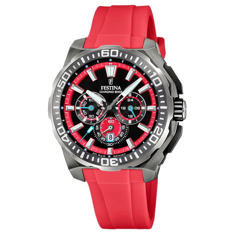 Festina F20725/5 Men's Chrono Bike Rubber Strap Watch sold by H.S. Johnson