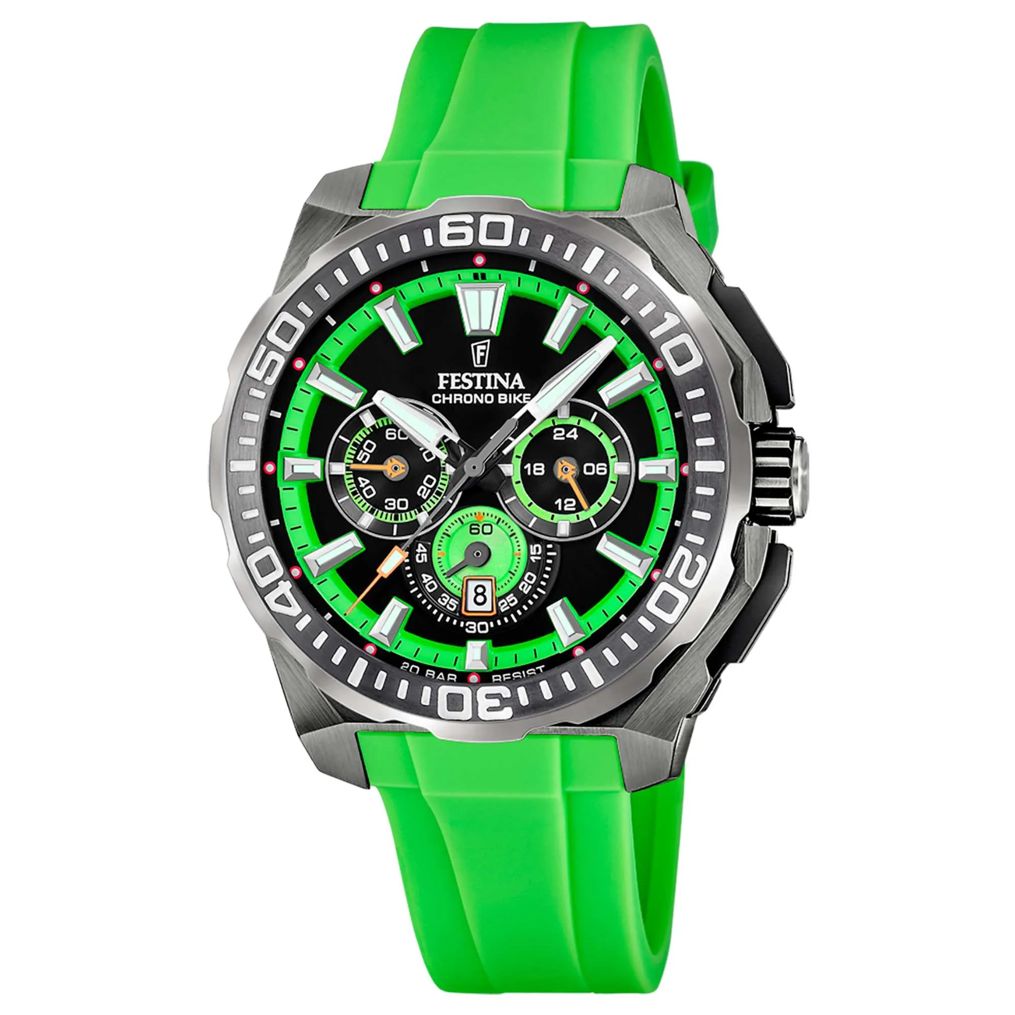 Festina F20725/3 Men's Chrono Bike Rubber Strap Watch sold by H.S. Johnson