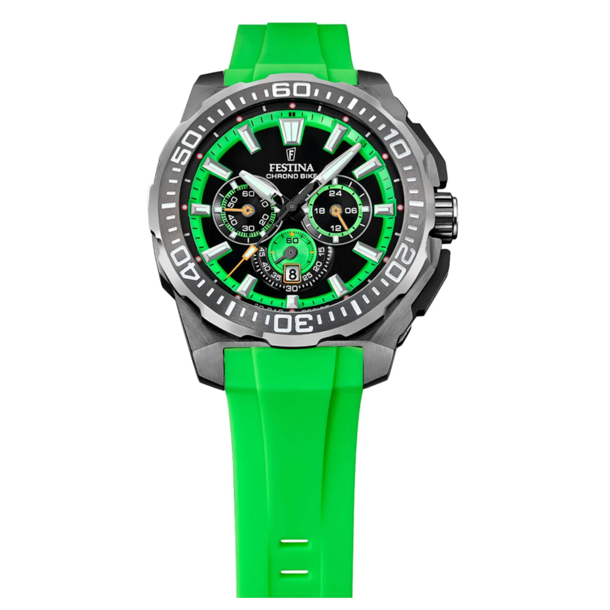 Festina F20725/3 Men's Chrono Bike Rubber Strap Watch sold by H.S. Johnson product image thumbnail 2