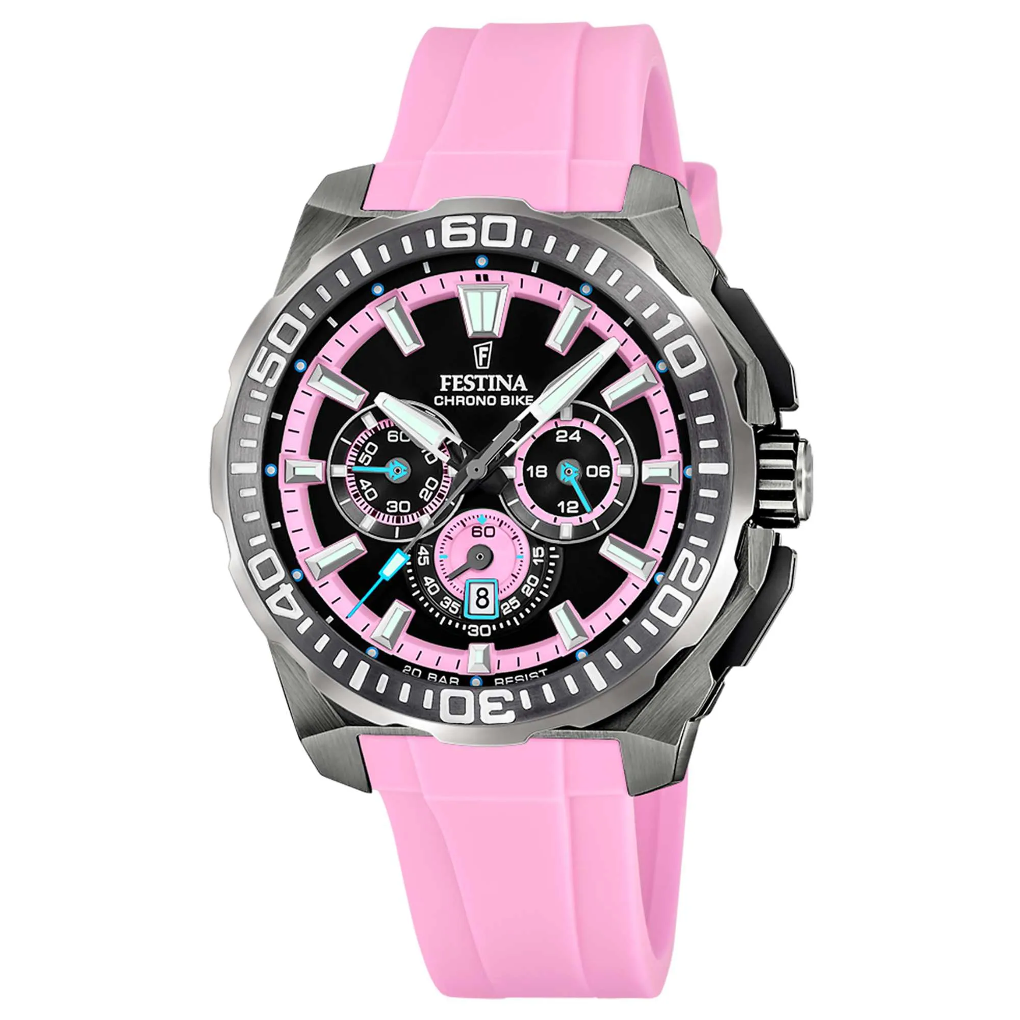 Festina F20725/2 Men's Chrono Bike Rubber Strap Watch sold by H.S. Johnson