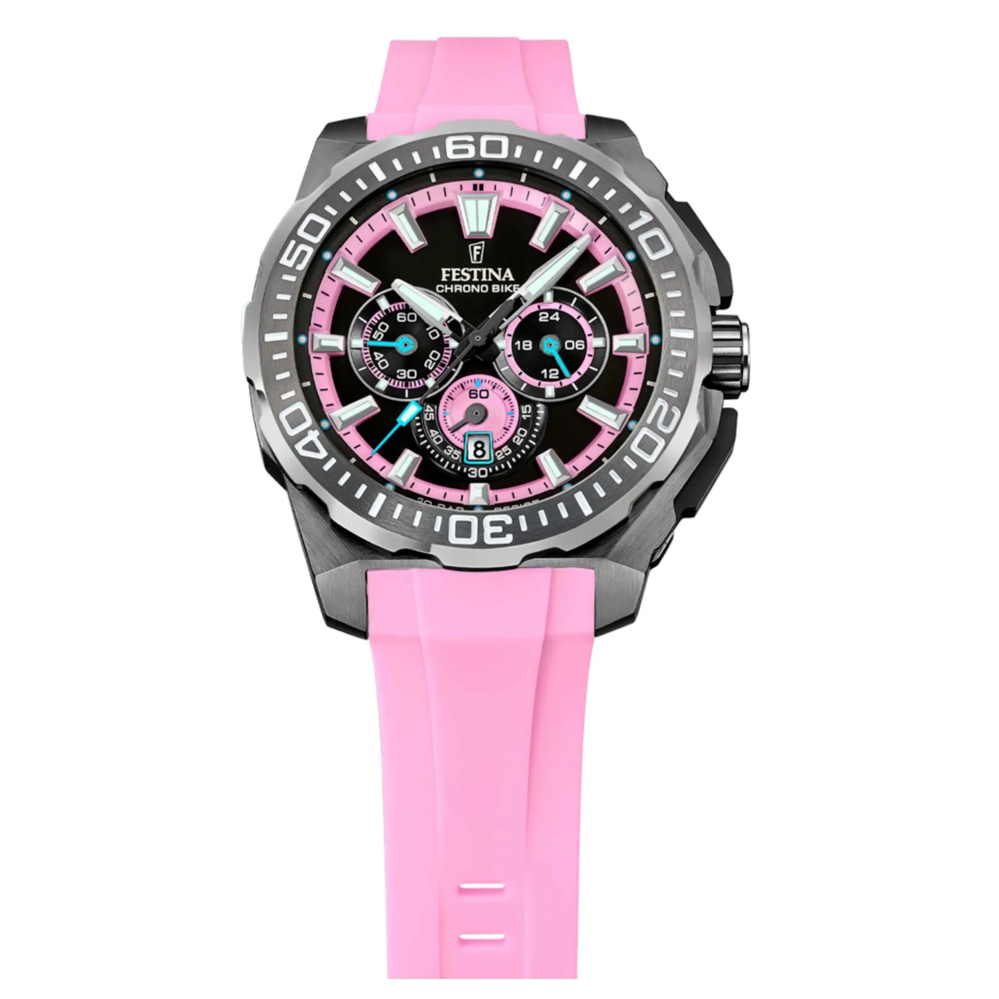 Festina F20725/2 Men's Chrono Bike Rubber Strap Watch sold by H.S. Johnson product image thumbnail 2