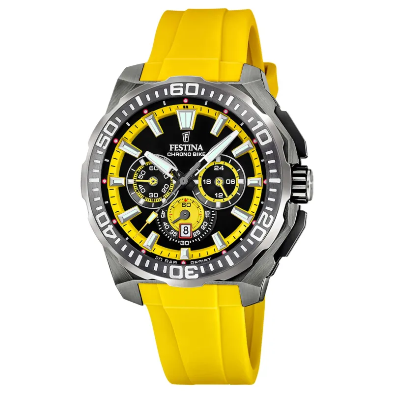 Festina F20725/1 Men's Chrono Bike Rubber Strap Watch sold by H.S. Johnson