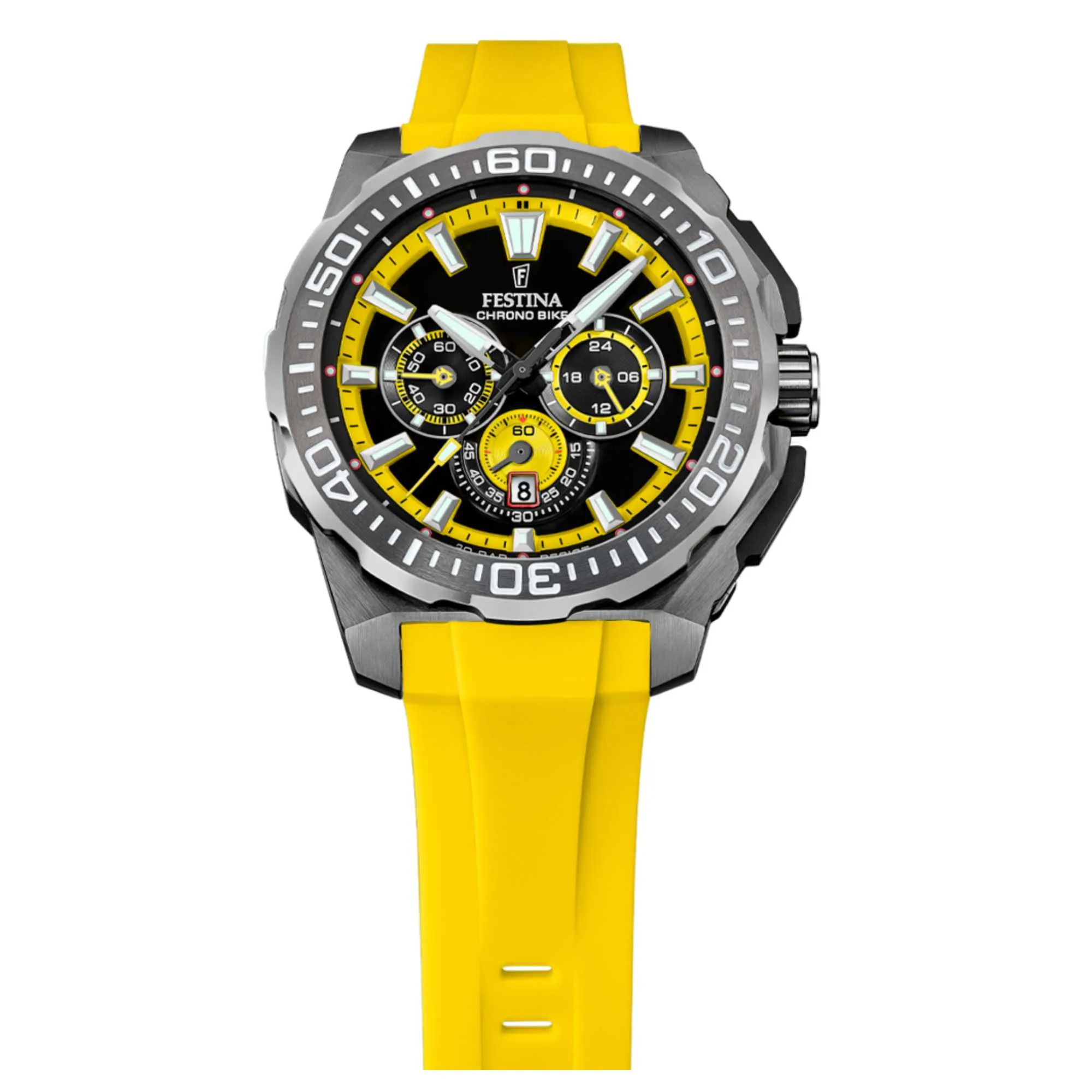 Festina F20725/1 Men's Chrono Bike Rubber Strap Watch sold by H.S. Johnson product image thumbnail 2