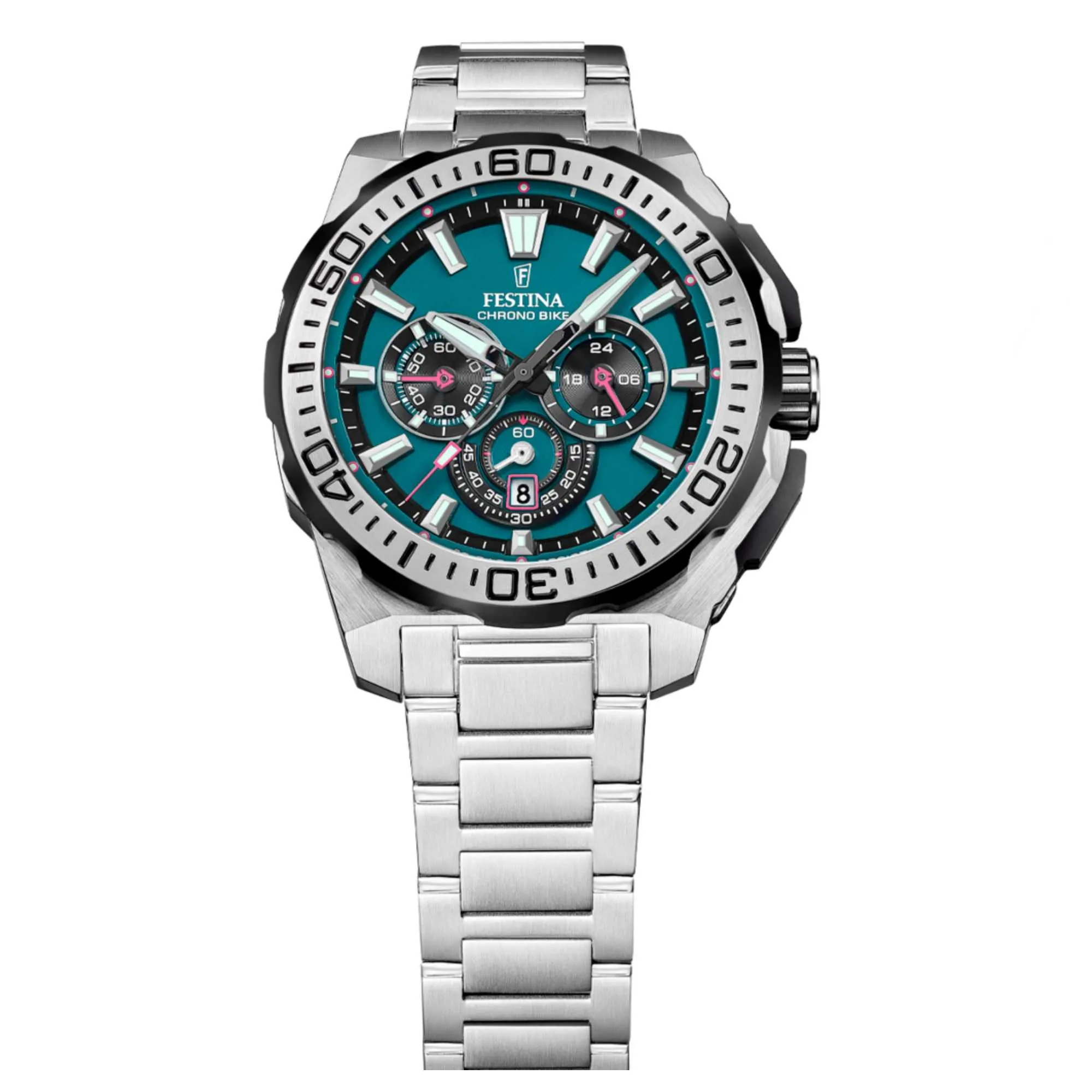 Festina F20724/6 Men's Chrono Bike Steel Bracelet Watch sold by H.S. Johnson product image thumbnail 2