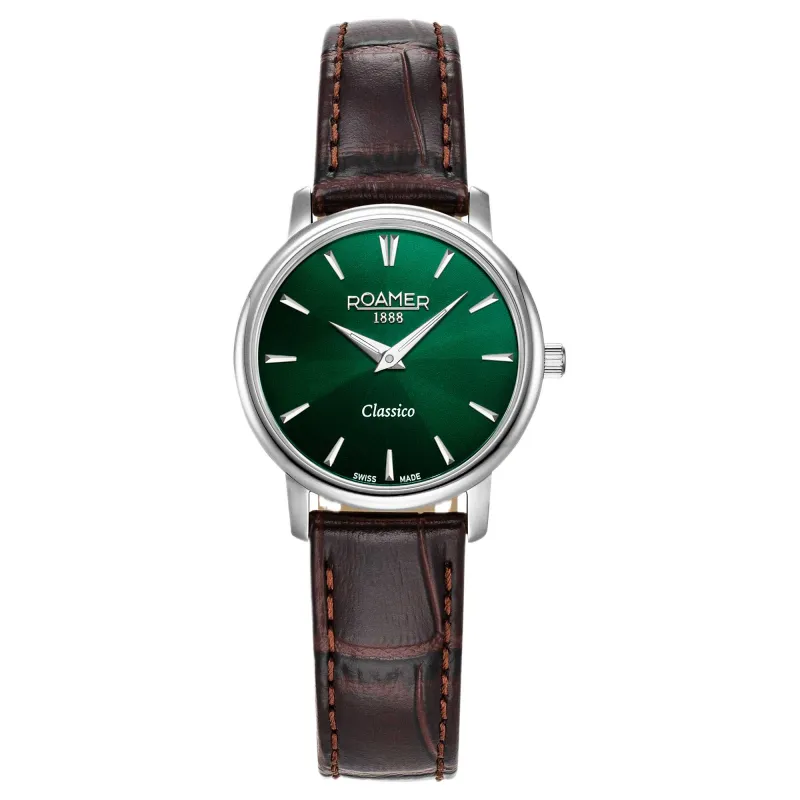 Roamer 971857 41 75 05 Classico Leather Strap Wristwatch sold by H.S. Johnson