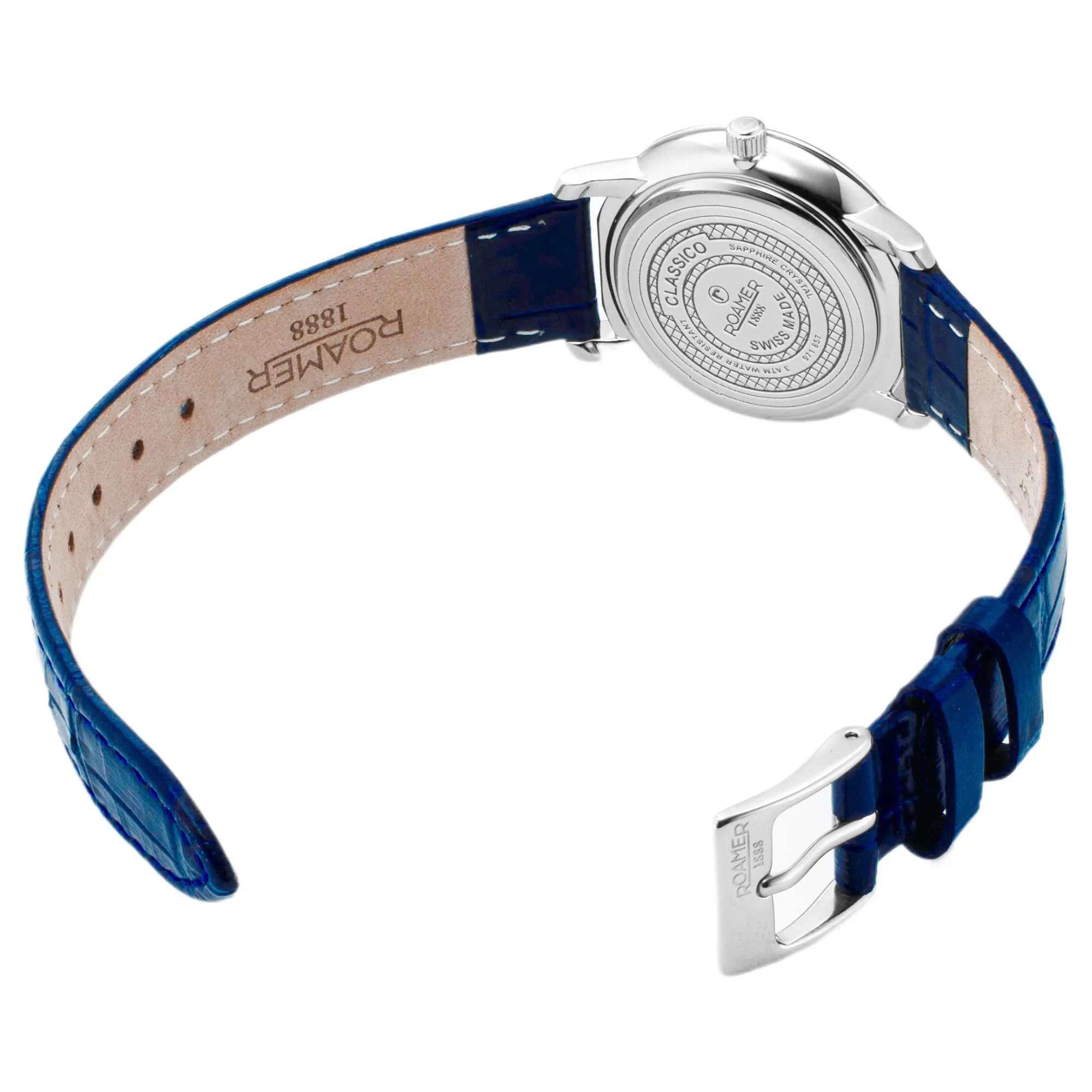 Roamer 971857 41 45 05 Classico Leather Strap Watch sold by H.S. Johnson product image thumbnail 3