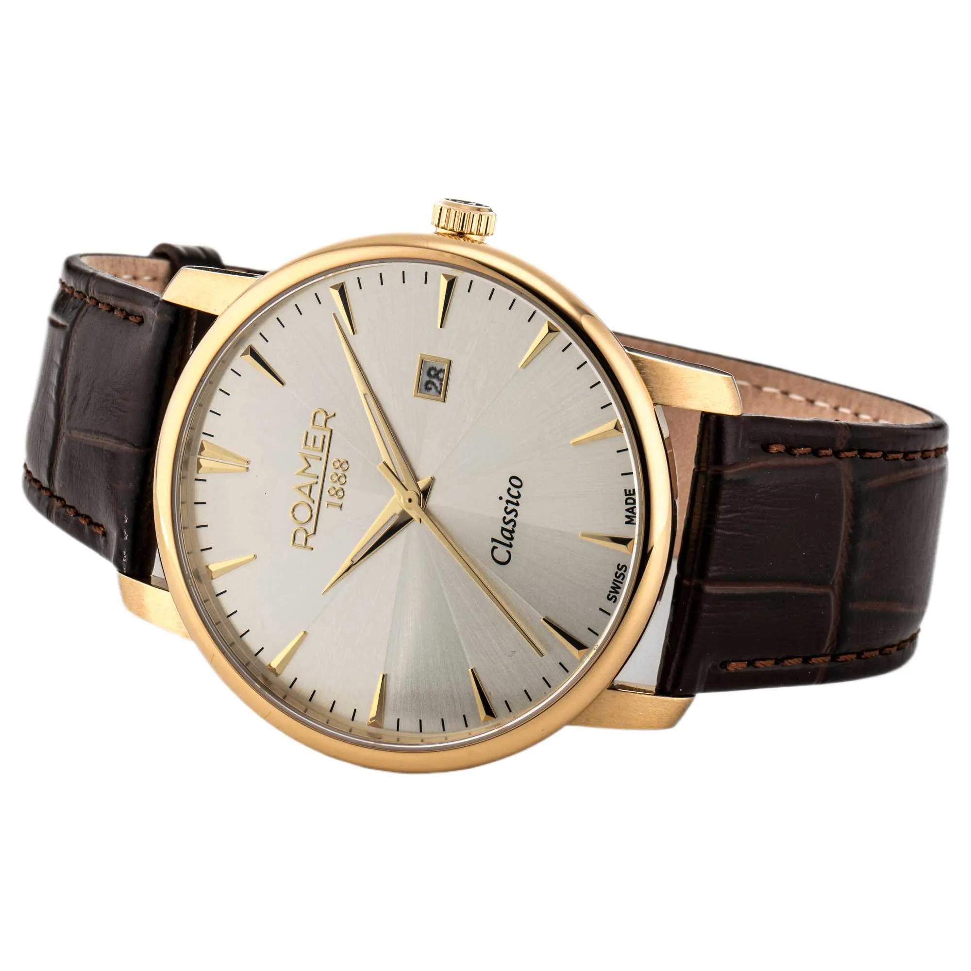 Roamer 971856 48 55 05 Classico Leather Strap Watch sold by H.S. Johnson product image thumbnail 2