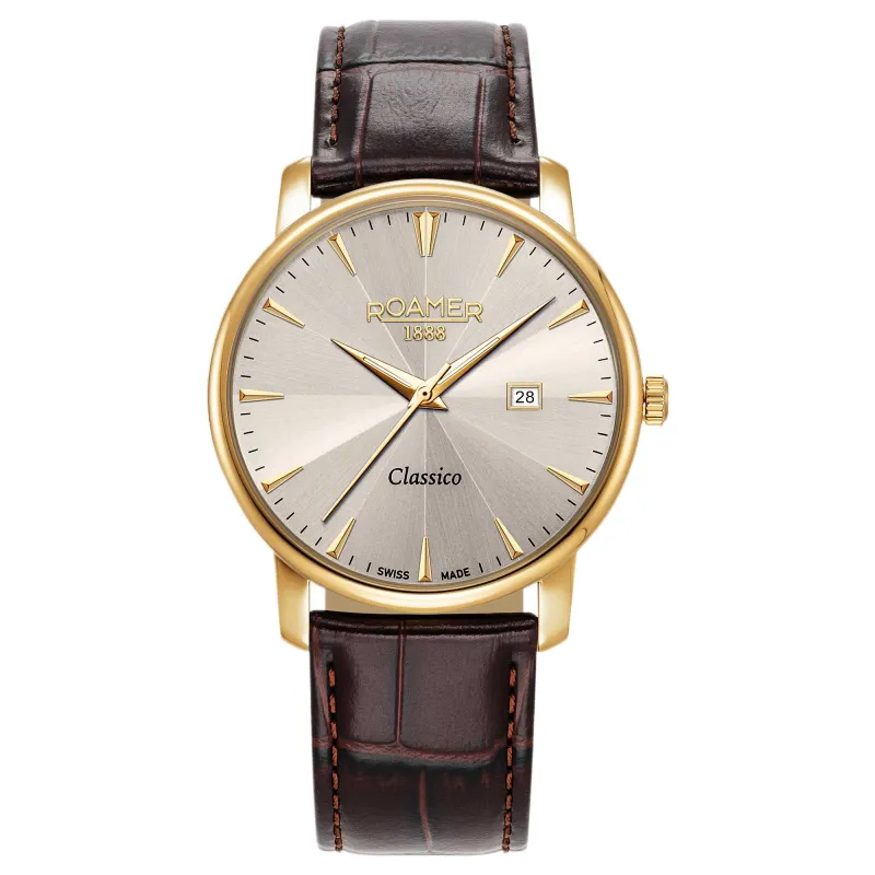 Roamer 971856 48 55 05 Classico Leather Strap Wristwatch sold by H.S. Johnson