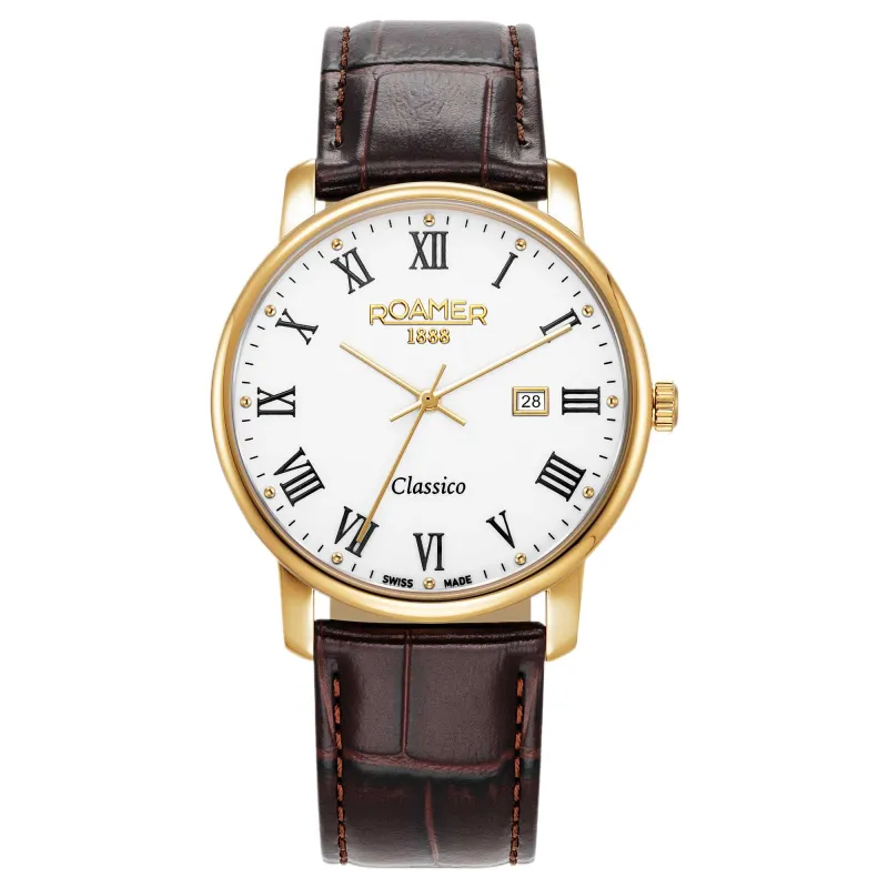Roamer 971856 48 25 05 Classico Leather Strap Wristwatch sold by H.S. Johnson