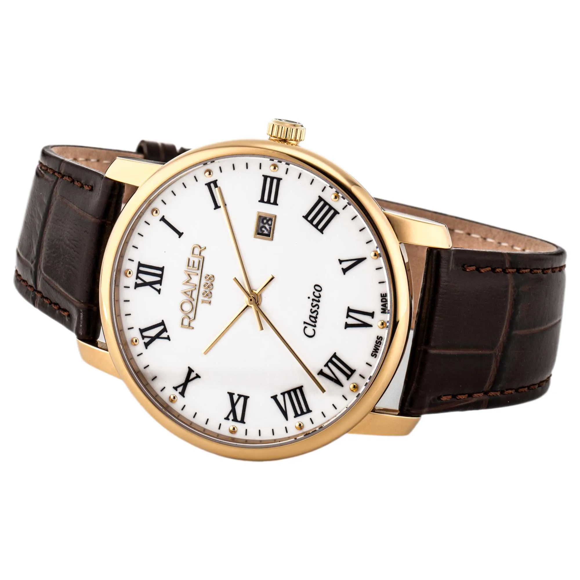 Roamer 971856 48 25 05 Classico Leather Strap Watch sold by H.S. Johnson product image thumbnail 2