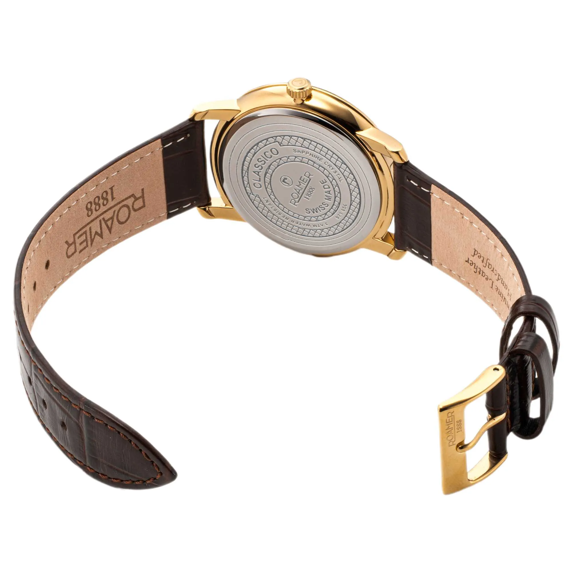 Roamer 971856 48 25 05 Classico Leather Strap Watch sold by H.S. Johnson product image thumbnail 3