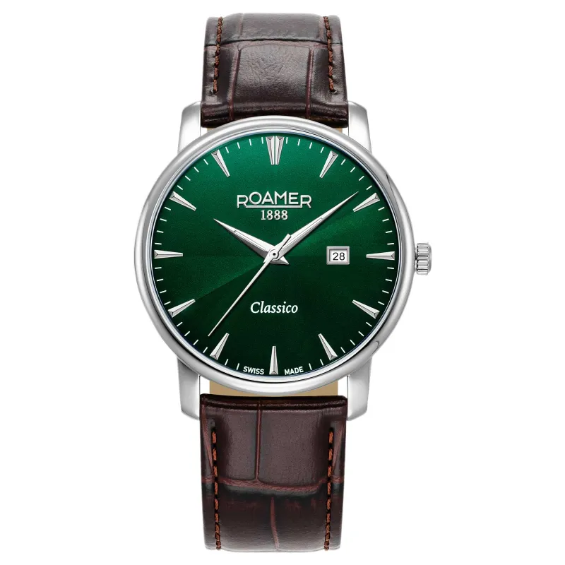 Roamer 971856 41 75 05 Classico Leather Strap Wristwatch sold by H.S. Johnson