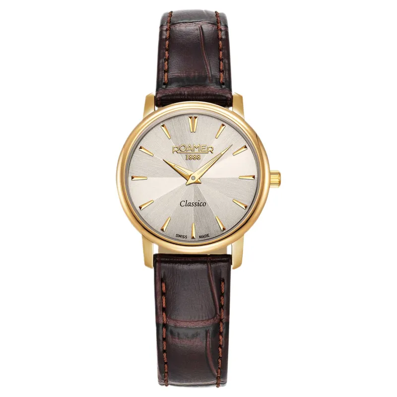 Roamer 971857 48 55 05 Classico Leather Strap Wristwatch sold by H.S. Johnson