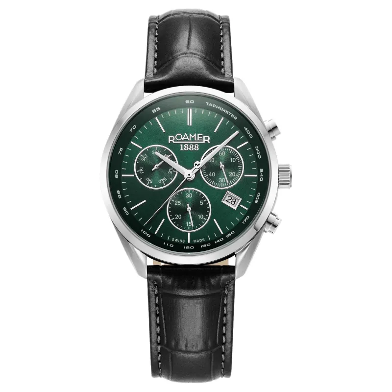 Roamer 993819 41 75 02 Men's Pro Chronograph Wristwatch sold by H.S. Johnson