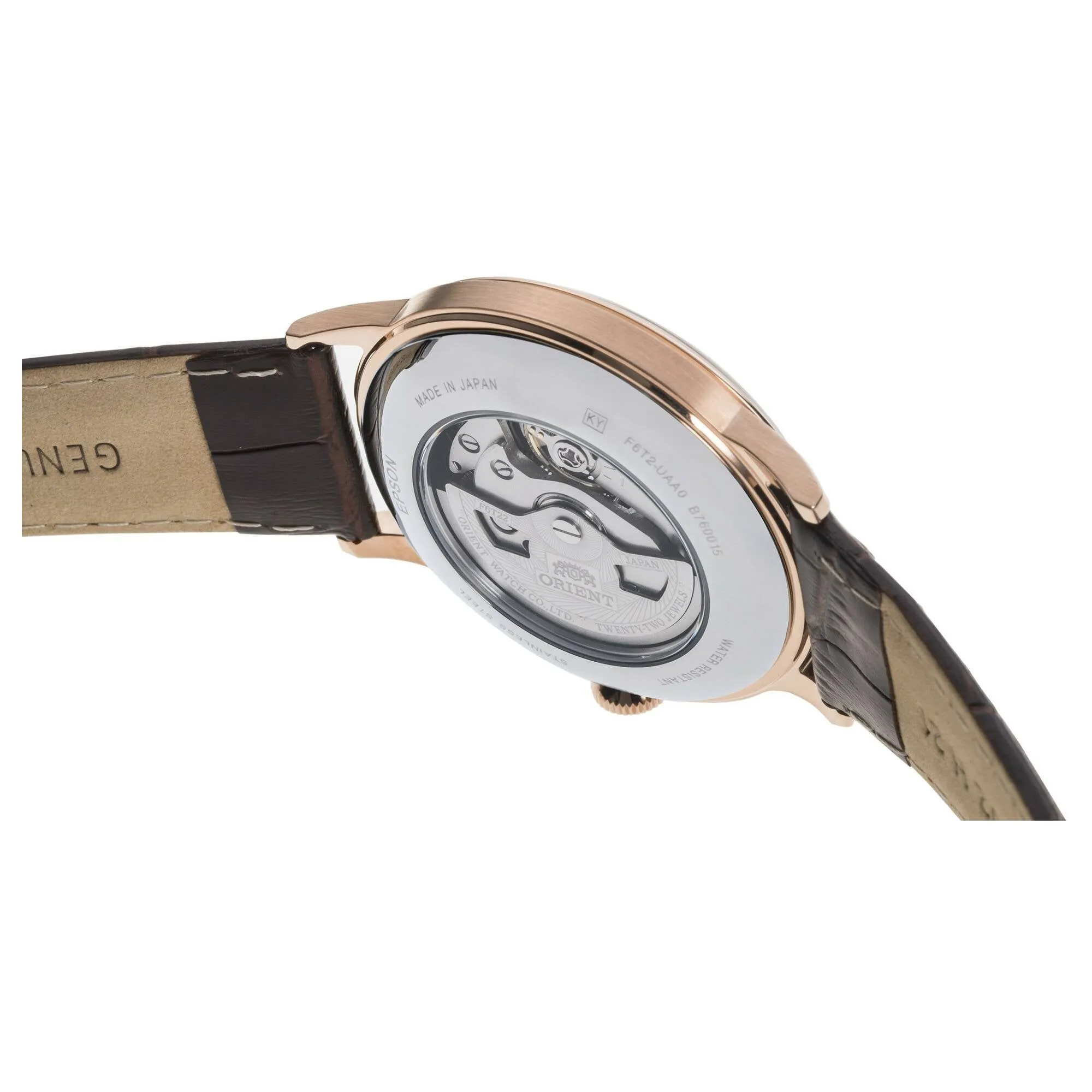 Orient RA-AG0001S30B Bambino Open Heart White Dial Automatic Watch sold by H.S. Johnson product image thumbnail 3