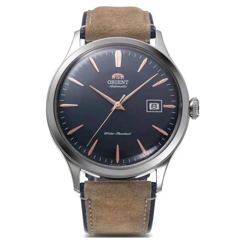 Orient RA-AC0P02L10B Bambino 42mm Blue Dial Automatic Wristwatch sold by H.S. Johnson