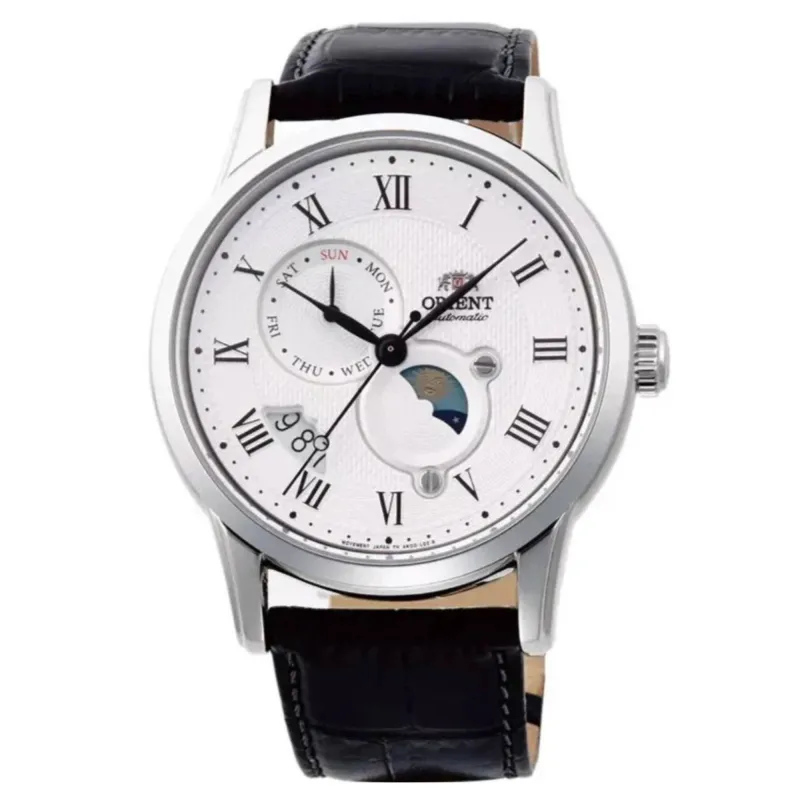 Orient RA-AK0008S30B Mechanical Classic Watch, Leather Strap Wristwatch sold by H.S. Johnson