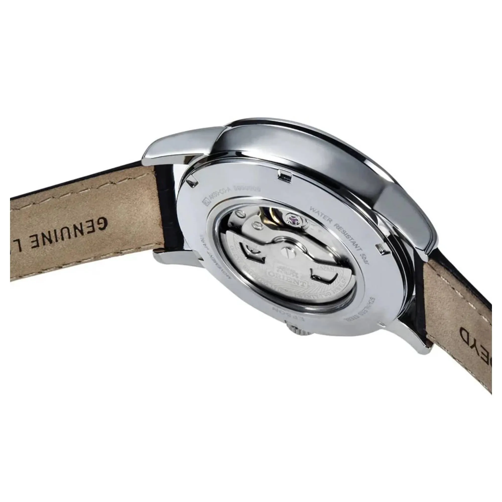 Orient RA-AK0008S30B Mechanical Classic Watch, Leather Strap Watch sold by H.S. Johnson product image thumbnail 3