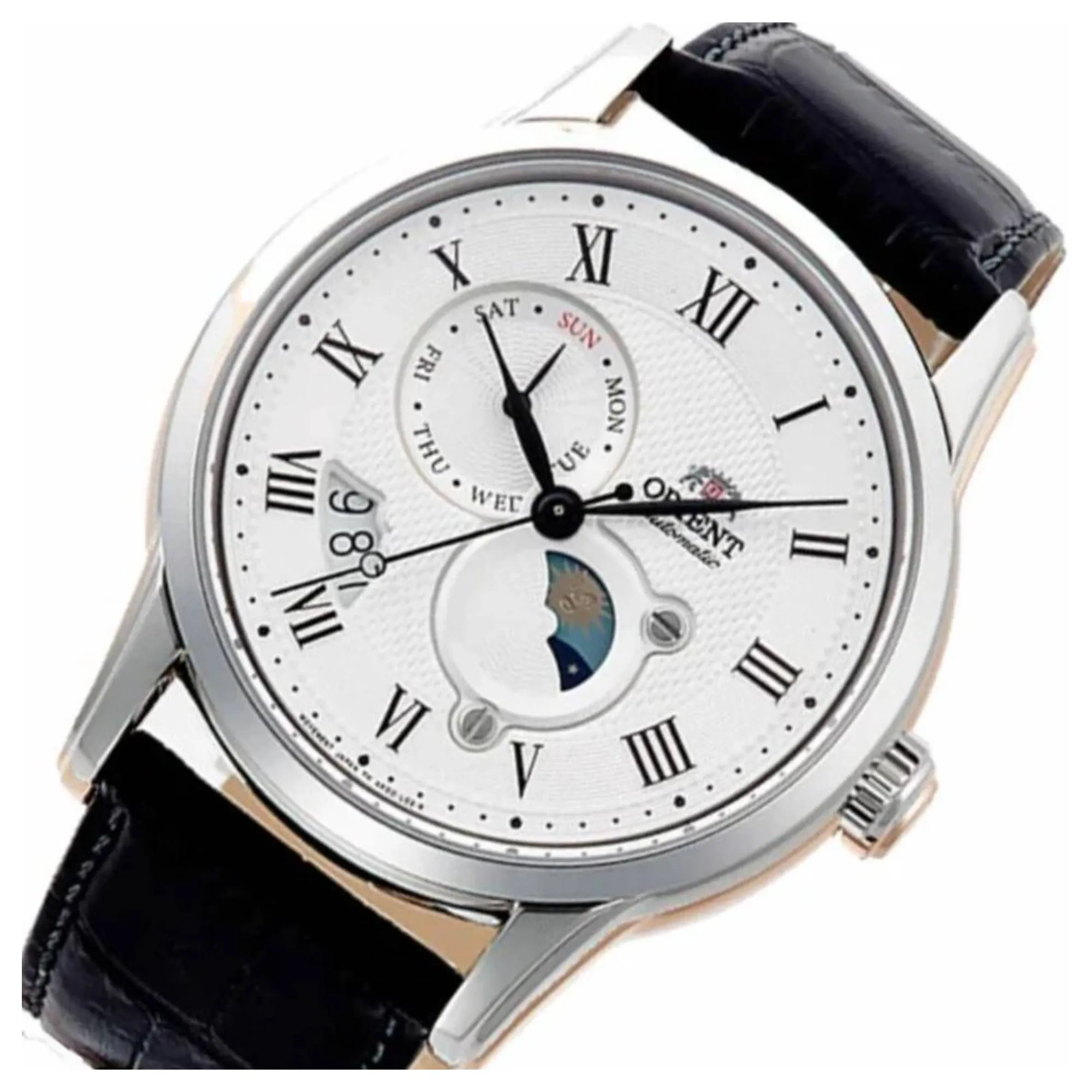 Orient RA-AK0008S30B Mechanical Classic Watch, Leather Strap Watch sold by H.S. Johnson product image thumbnail 2