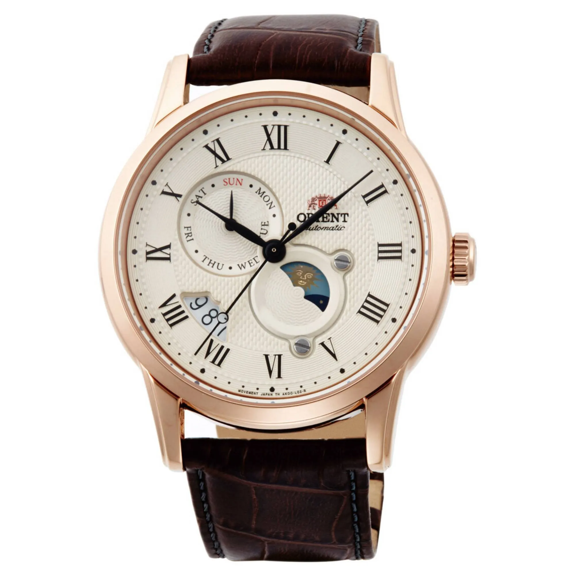 Orient RA-AK0007S30B Mechanical Classic Watch, Leather Strap Watch sold by H.S. Johnson