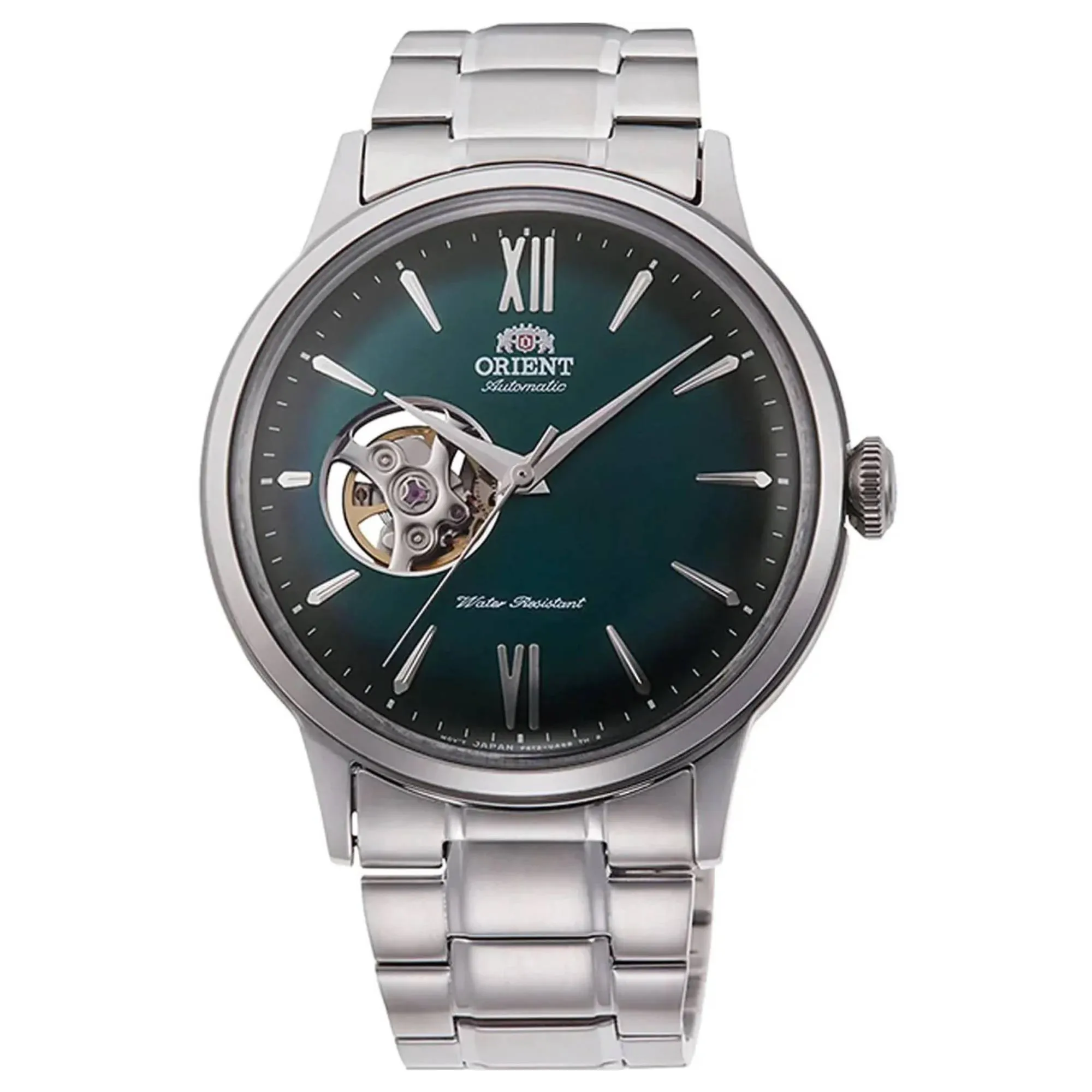 Orient RA-AG0026E30B Bambino Open Heart Green Dial Automatic Watch sold by H.S. Johnson