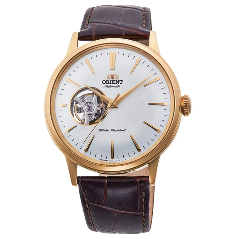 Orient RA-AG0003S30B Bambino Open Heart White Dial Automatic Wristwatch sold by H.S. Johnson